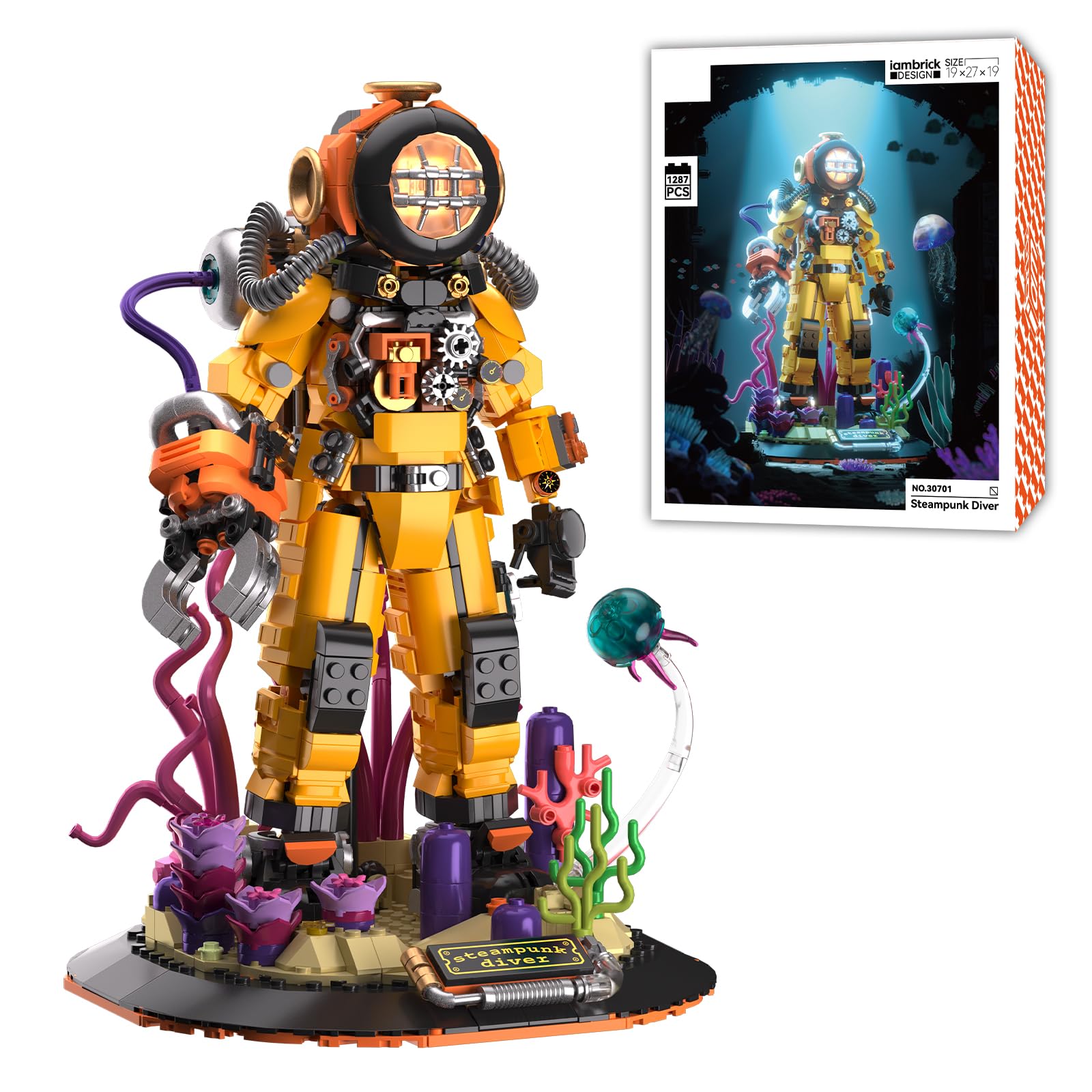 Amazon.com: OWNONE 1 Mechanical Diver Building Set with LED Light