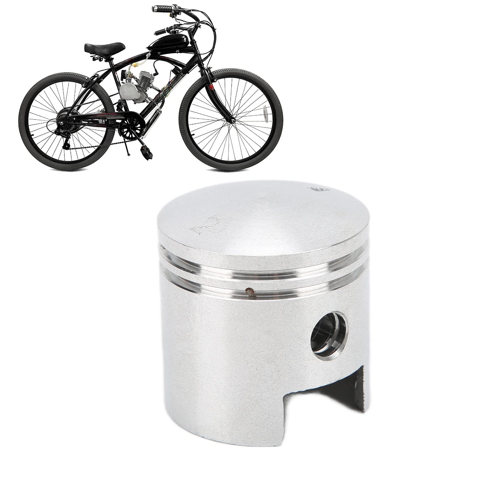 3-Piece Piston Kit For 49cc, 66cc, 80cc 2-Stroke Motorized Bicycle Engines – Pin, Ring, Piston 9 thumbnail image