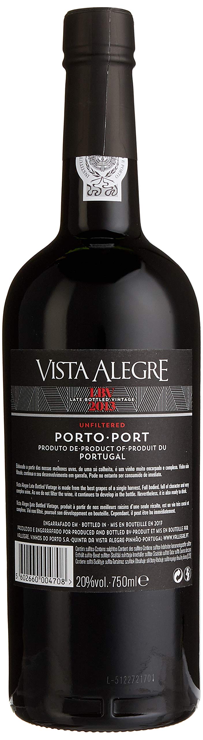 Vallegre - Vinhos do Porto S.A. Vista Alegre Porto LBV Lieblich (1 x 0.75 l)