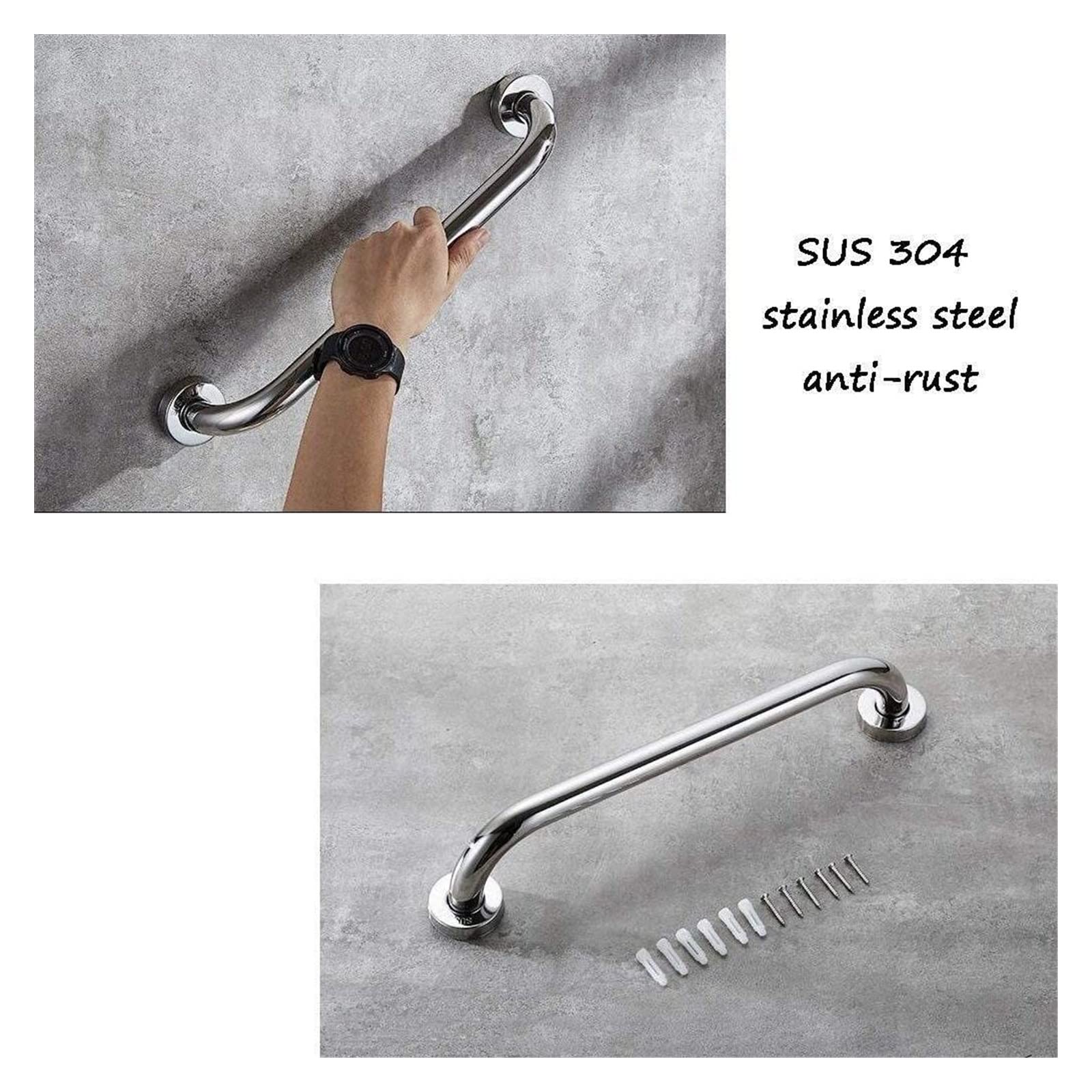 Agarraderas Pasamanos de seguridad for baño, inodoro, cocina, escalera, pasamanos for personas con discapacidad, personas mayores, lesiones, personas mayores, ayuda for el baño.
