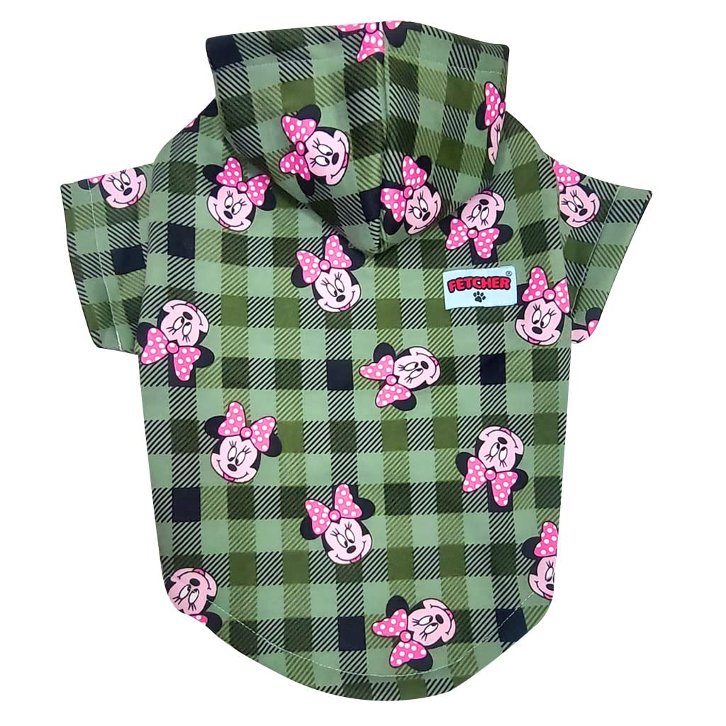 FETCHER Green Mickey Mouse Printed Warm Winter Hoodie Sweatshirt Sweater Jacket Coat for Dogs and Cats | Winter wear (20" X-Large) (B09Q1B1RTC) Amazon Price History, Amazon Price Tracker