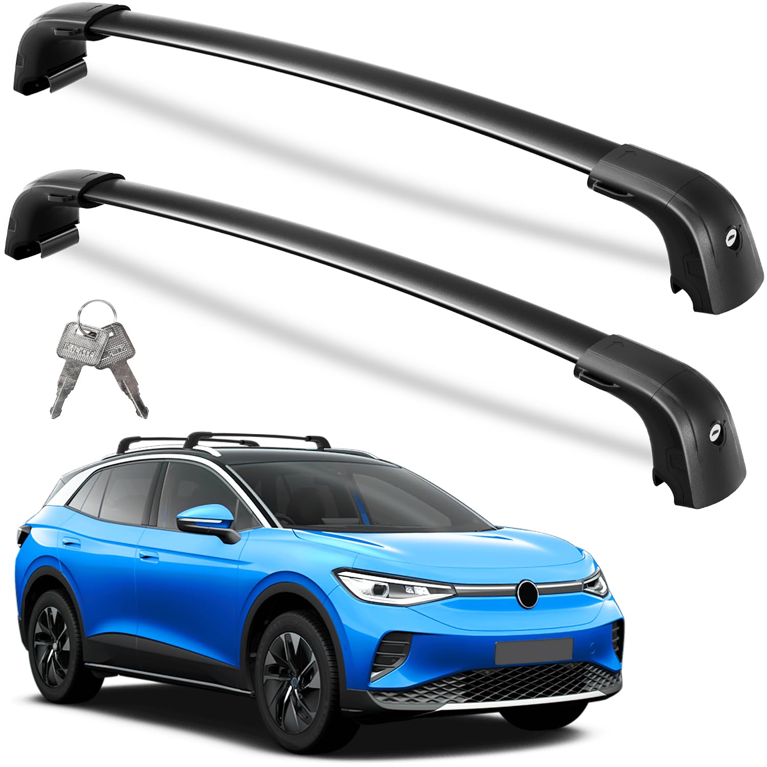 Amazon.com: Wonderdriver Roof Rack Cross Bars 300lbs Compatible
