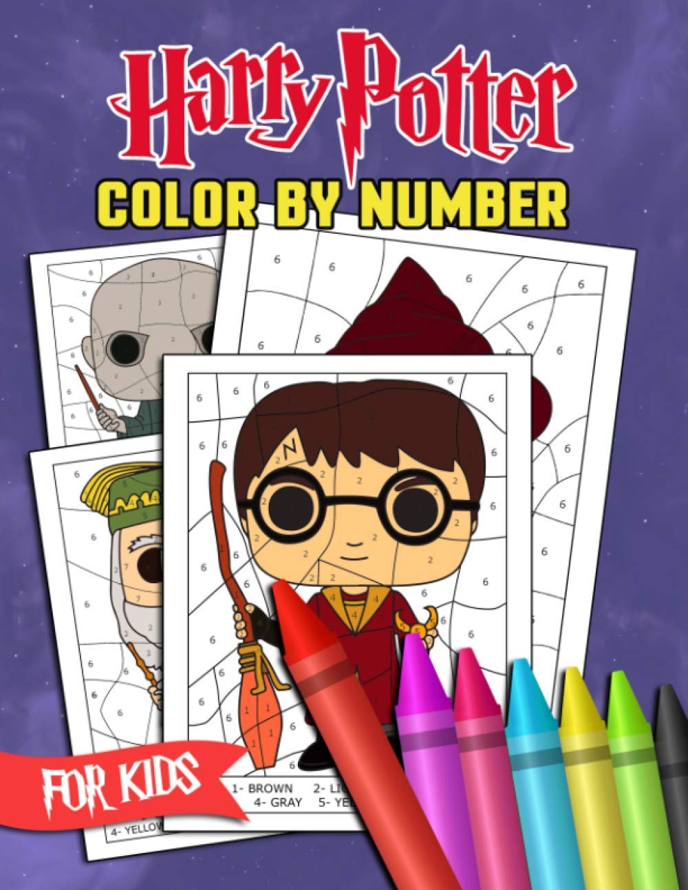 Buy Harry Potter Color By Number For Kids Many Flawless Harry Potter