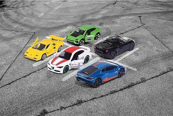 Majorette - Dream Cars Gift Pack 5 Pz, 212053178, + 3 Anni, con Parti Apribili - 5
