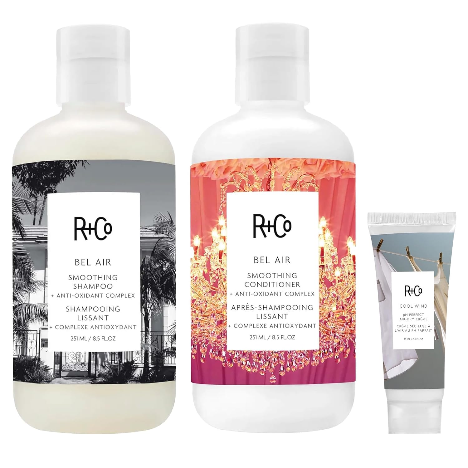 R+Co Bel Air Smoothing Shampoo and Conditioner Set (8.5 Oz