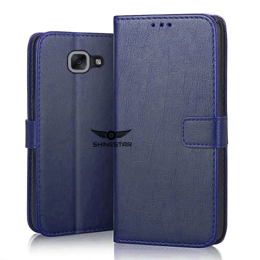 SHINESTAR Samsung J7 Max Flip Back Cover | PU Leather Flip Cover Wallet Case with TPU Silicone Case Back Cover for Samsung Galaxy J7 Max - (Ultimate Blue) (B09NQKBF3M) Amazon Price History, Amazon Price Tracker