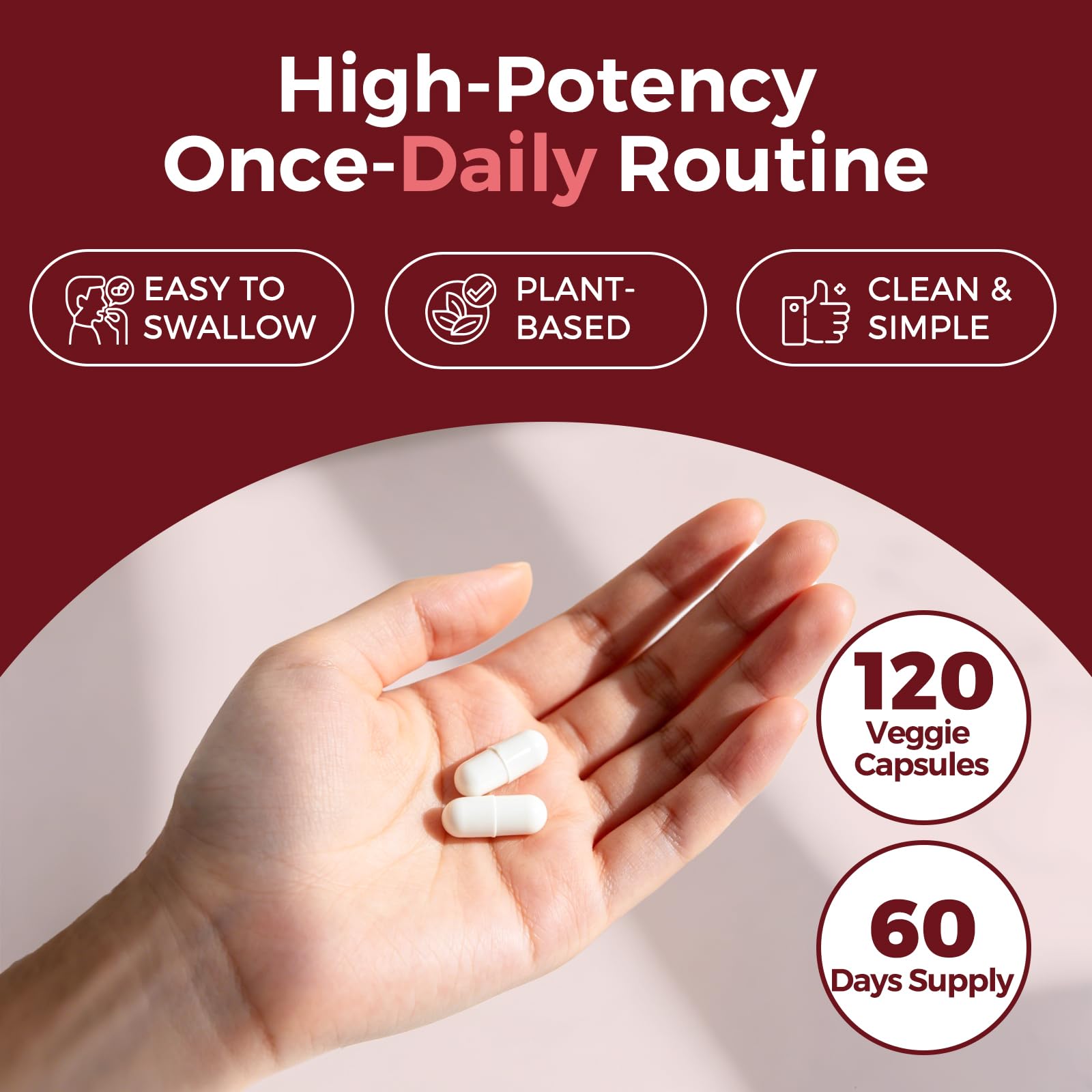 NATURE TARGET D-Mannose 1200mg Supplements with Cranberry - 120 Capsules — Amazon image 5