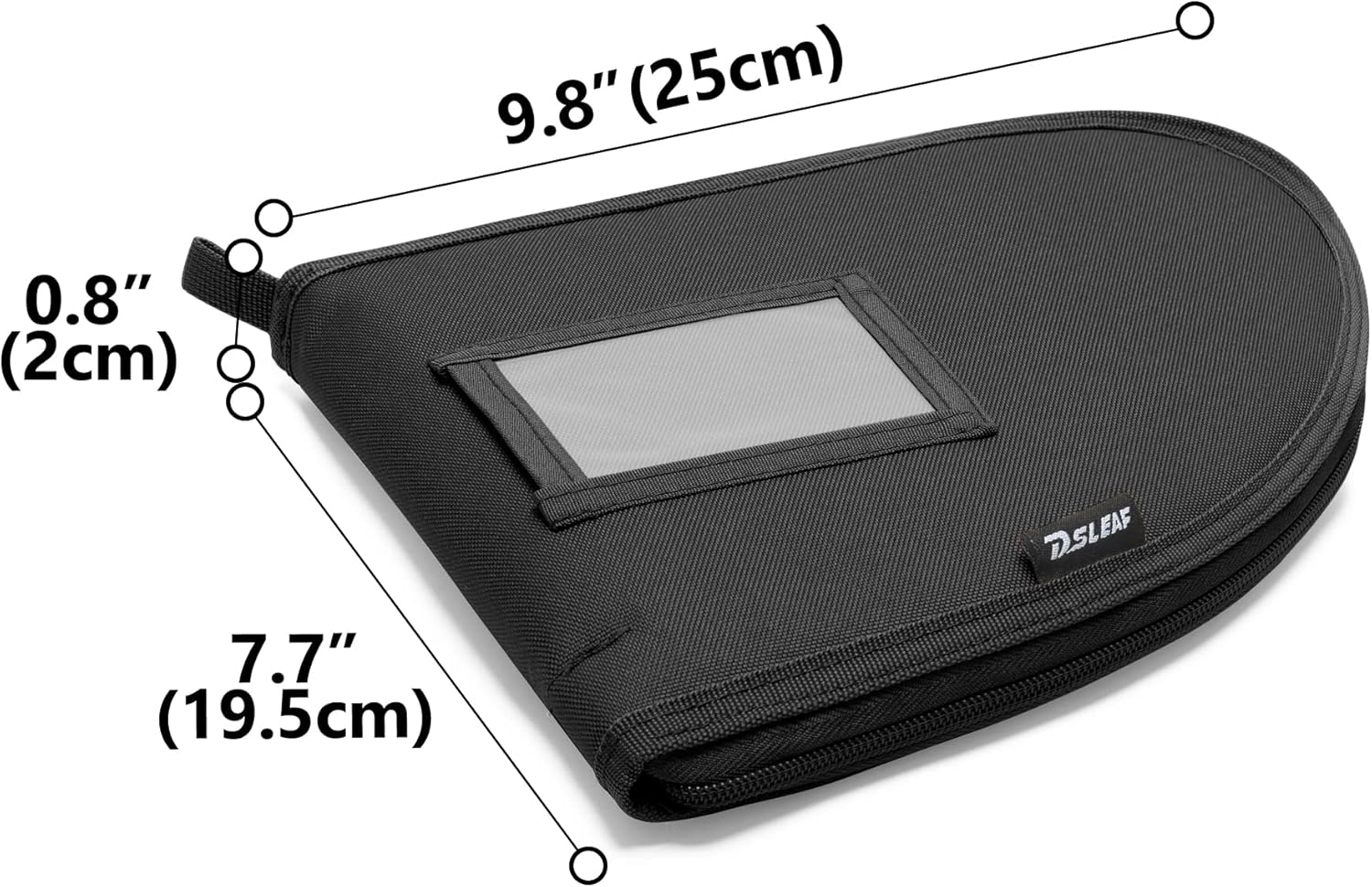 DSLEAF 2-Pack Handgun Case, Soft Pistol Rug with Thick Velvet Lining for Hunting Shooting Range Sports - Image 5