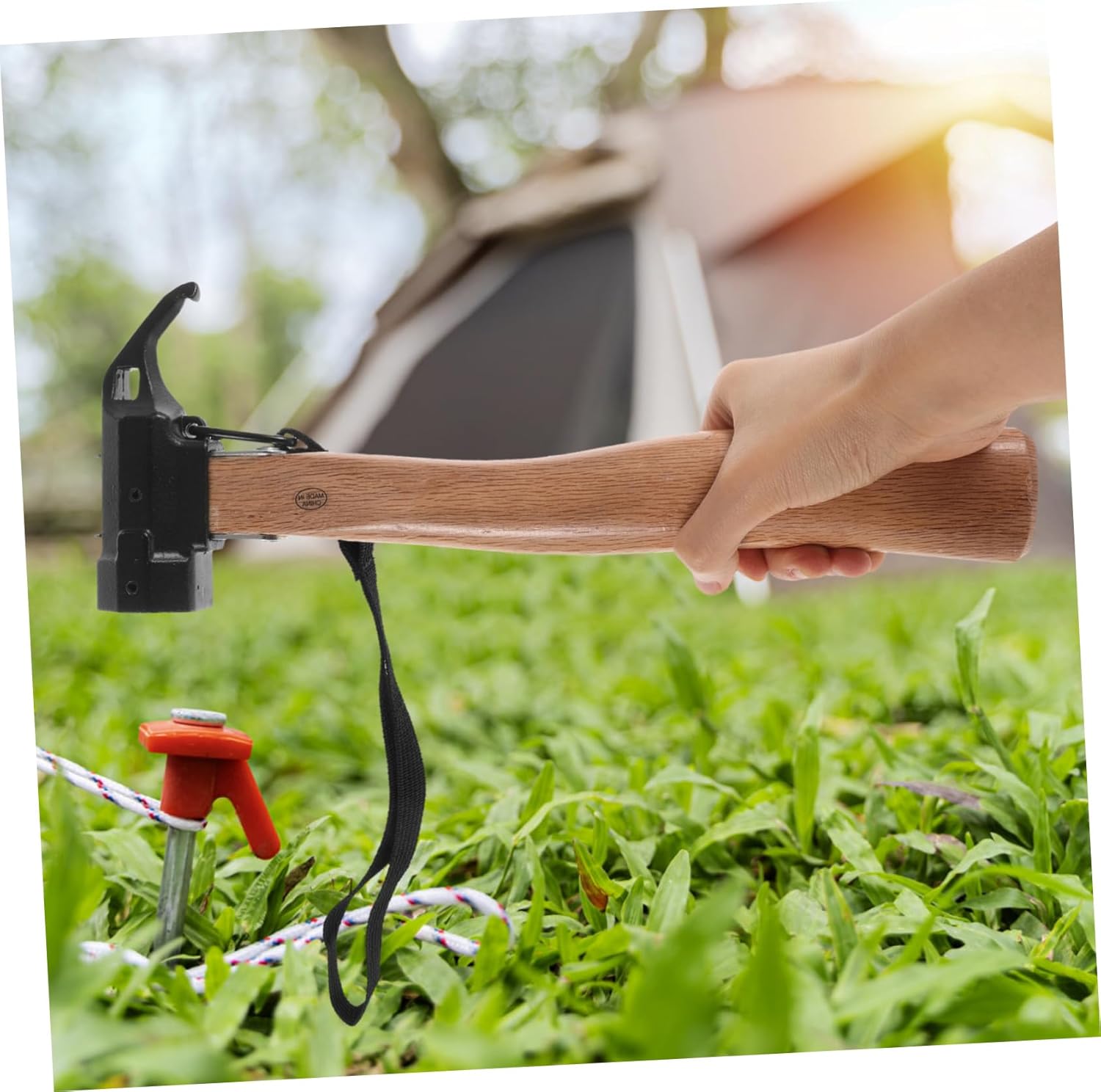 Camping Mallet Ground Nail Hammer Tarp Tent Stake Puller Outdoor Hammer Tool
