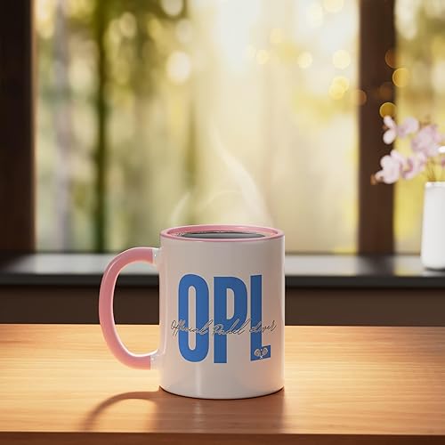 Miniatura 3 de OPL Official Padel Lover Ceramic Mug, Pink/White Pink/White,Blue/White,Orange/White,Yellow/White,https://www.amazon.com/dp/undefined