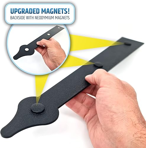 Miniatura 9 de Accesorios decorativos magnéticos fuertes y de alta calidad para puerta de garaje, juego de 2 asas + 4 bisagras, kit de detalles de puerta de garaje