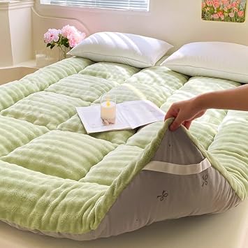 Foldable Full Size Futon Mattress for Student Dormitory Thick Roll up Single Double Queen Size Mattress Folding Breathable Mat for Floor Sleeping