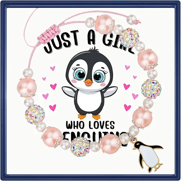 PARTNER Penguin Lover Friendship Bracelet - Spirit Animal Teamwork Inspiration Gift for Friend