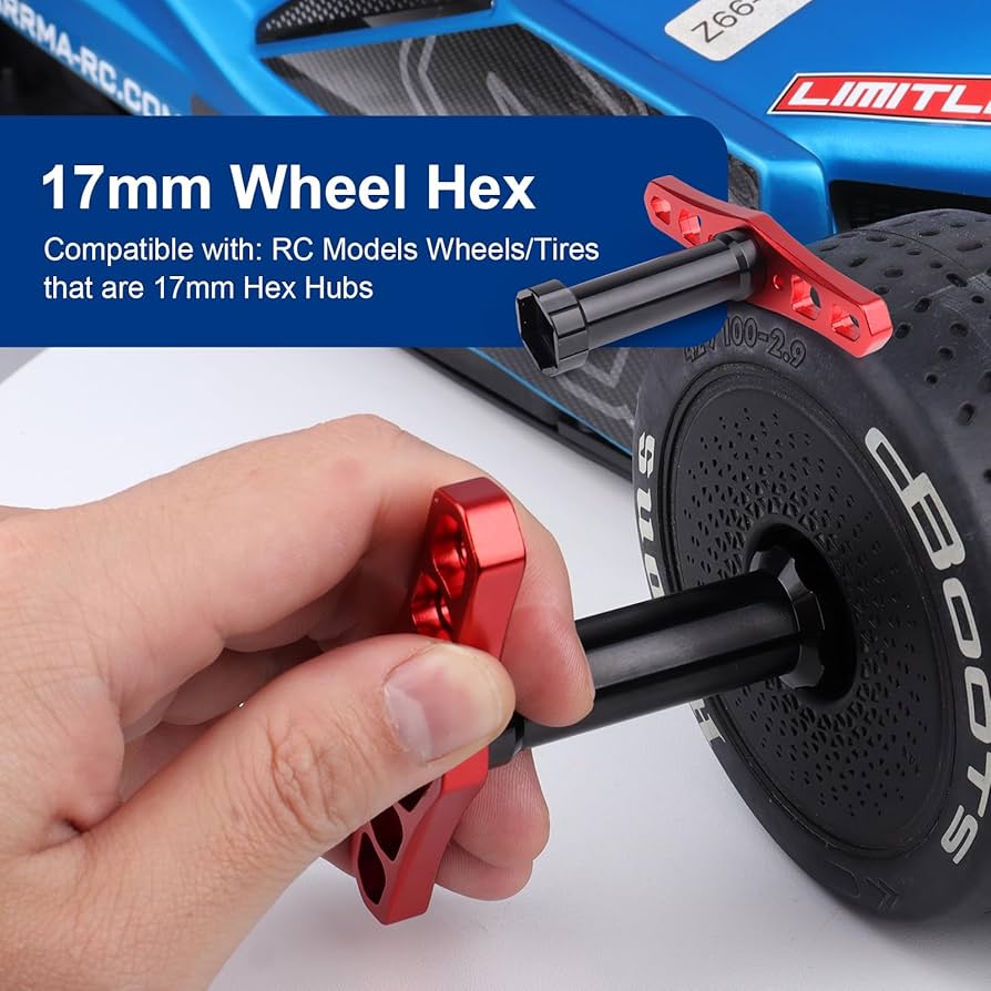 Amazon.com: Hobbypark Aluminum 17mm Hex Hubs and Nuts (Splined