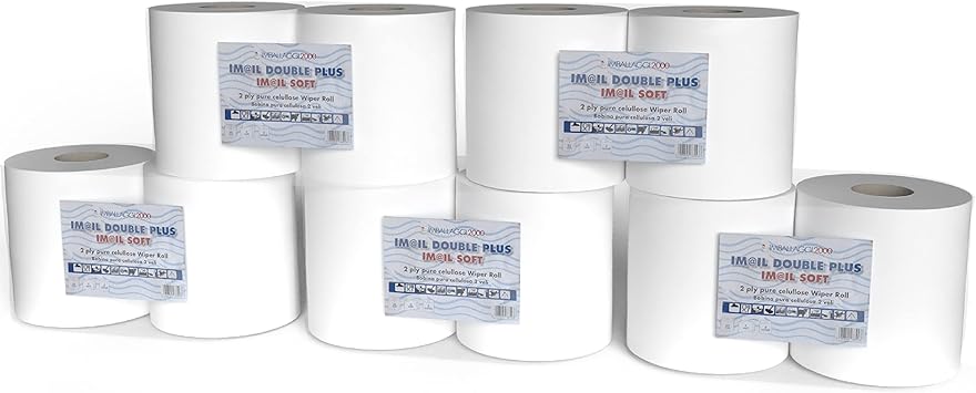 COPPIA ROTOLONI CARTA Industriali Sandi 800 Strappi Realcarta - Foto 9