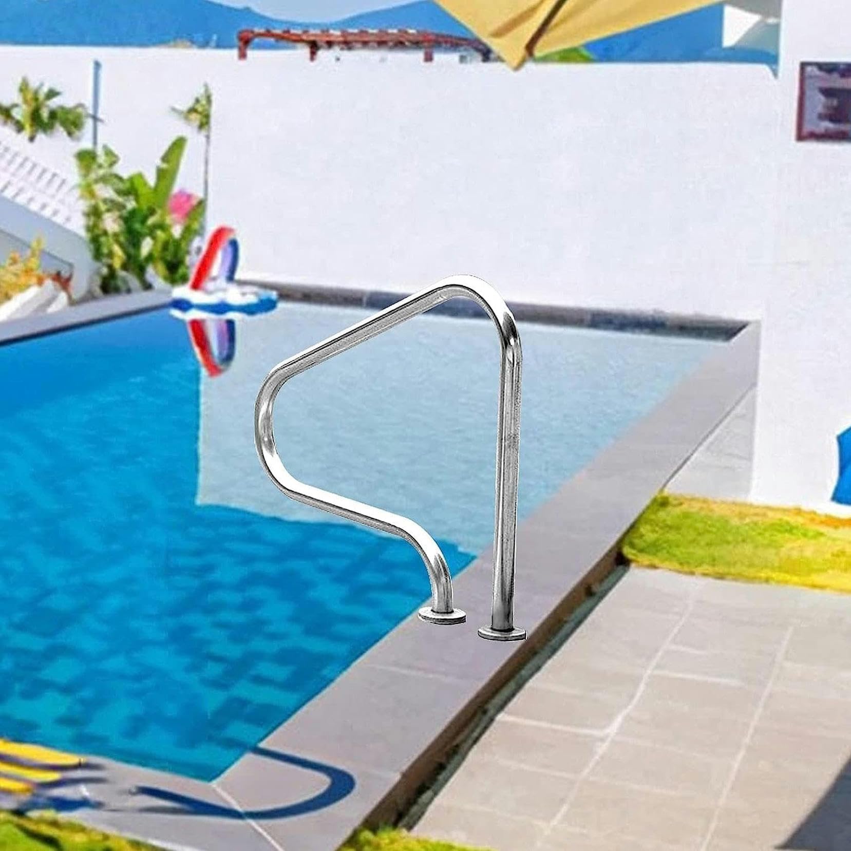 Échelle de piscine avec poignée ergonomique pour baignade sereine