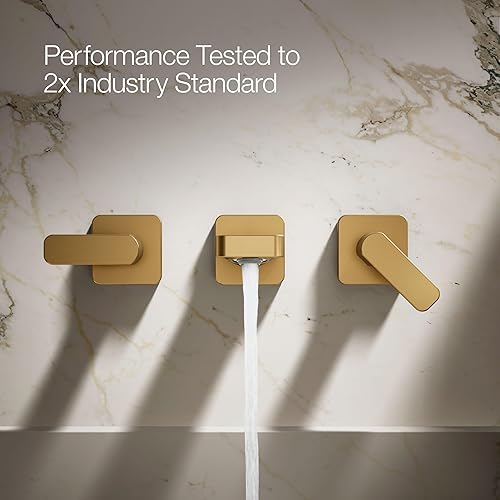 Miniatura 43 de KOHLER T27120-4-BN Parallel® - Tapacubos para lavabo de baño, níquel cepillado vibrante Vibrant Brushed Nickel,Mate negro,Latón cepillado