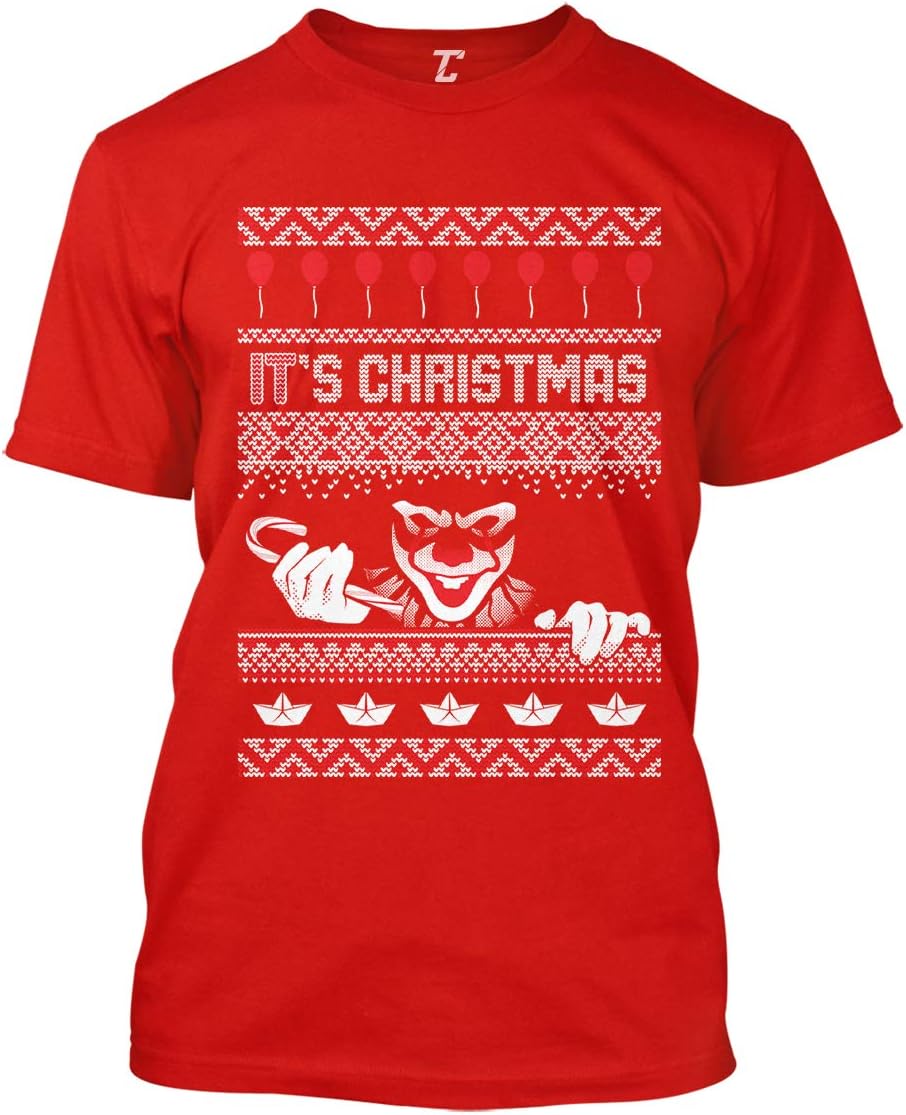 Tcombo It's Christmas - Creepy Clown Xmas Christmas Men's T-Shirt