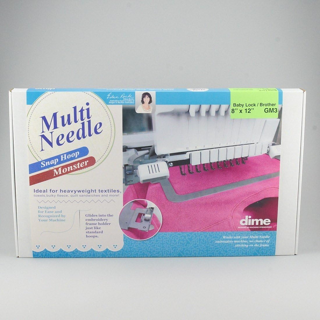 dime DESIGNS IN MACHINE EMBROIDERY Multi Needle Monster Magnetic Hoop 13cm x 18cm 20cm x 20cm 20cm x 30cm TRIPLE DEAL