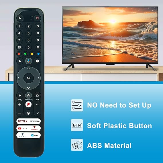 Replacement Voice Remote Control fit For TCL 4K Ultra HD, HDR TV, Smart TV