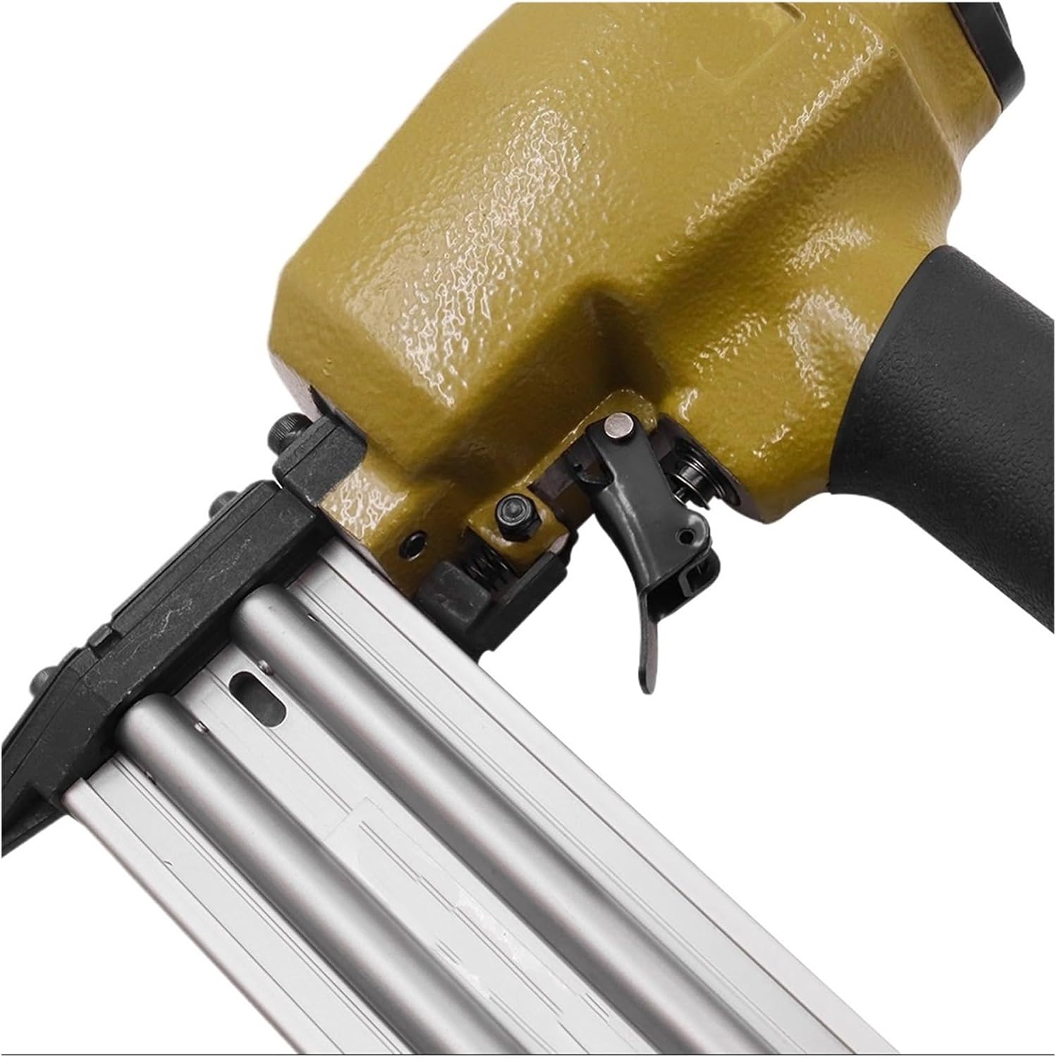 Pneumatic Decorative Stapler F50B Pneumatic Nailer 18GA Air Stapler Finish Nailer 20-50mm F50 Nail Gun Frame Nailer (Color : AP Male Air Inlet)