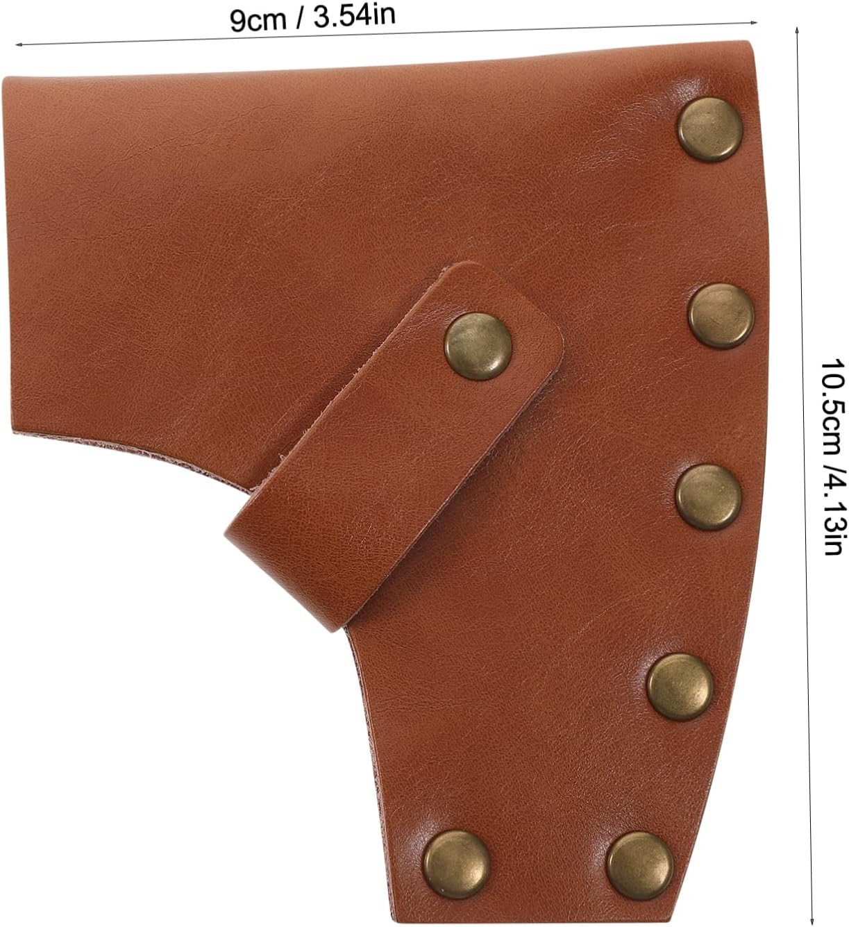 Housoutil 4pcs Hatchet Sheath for Outdoor Axes Leather Axe Snaps for Easy Carrying for Camping and Woodworking Fit