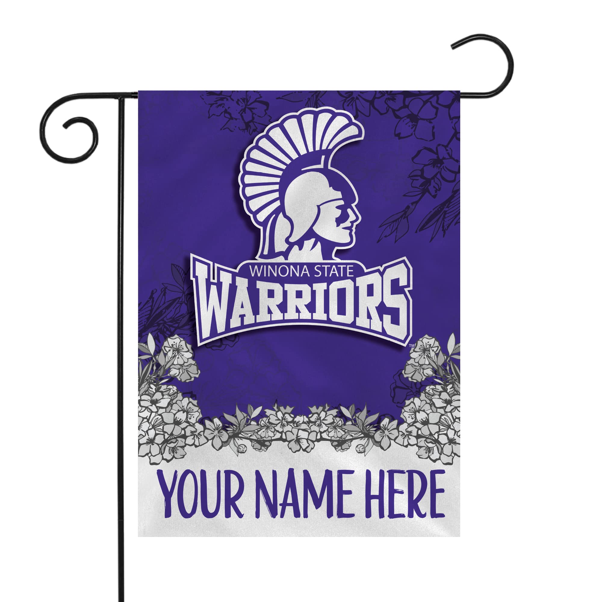 Rico Industries NCAA Standard/Primary Personalized Garden Flag