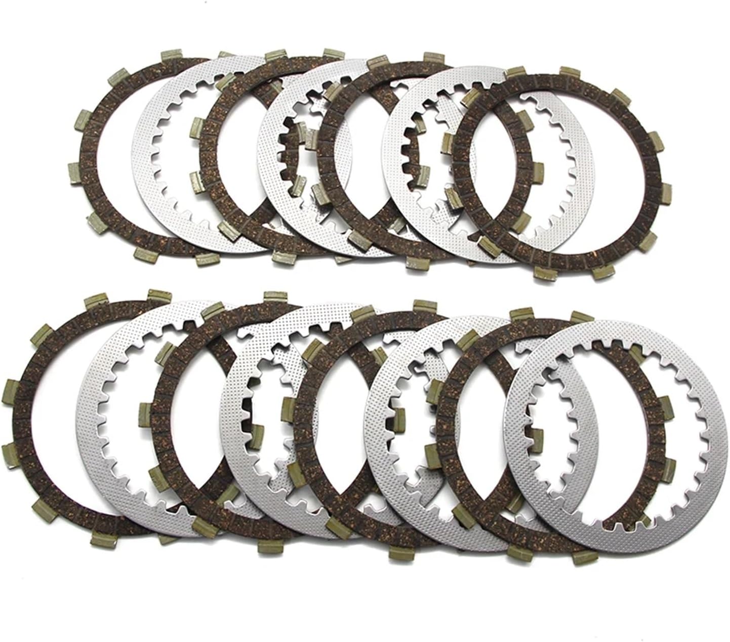 Motorcycle Clutch Friction Disc Plate Kit for YA XJR400, XJ400S, XJ400L, XJ600S, XJ600N - Quality Replacement Parts
