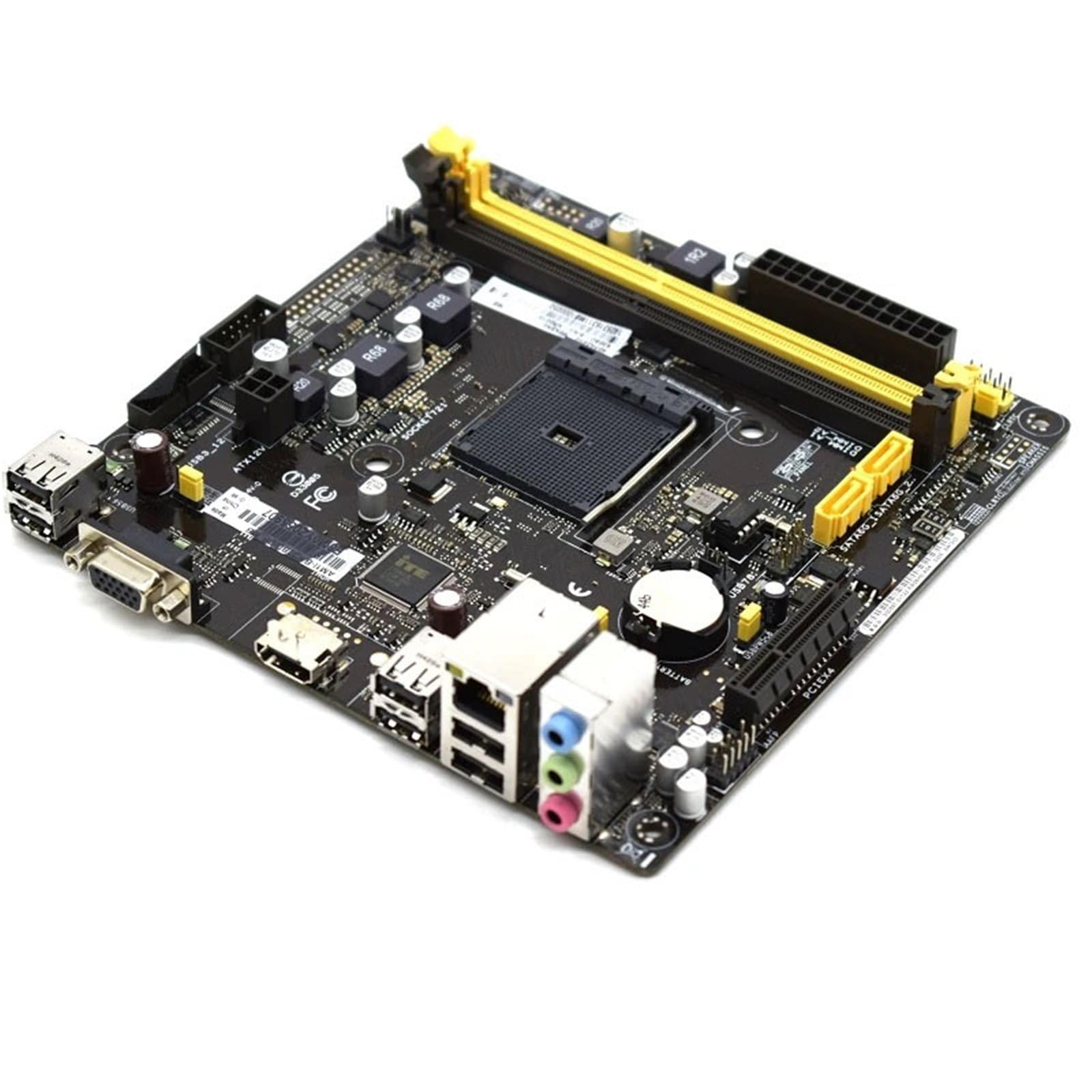 scheda madre Fit For ASUS AM1I-B/K30BD DP Mini ITX | Set di schede madri con scheda CPU DDR3 A320 PCI-E 3.0 SATA2 USB2. Ufficio 17*17 cm