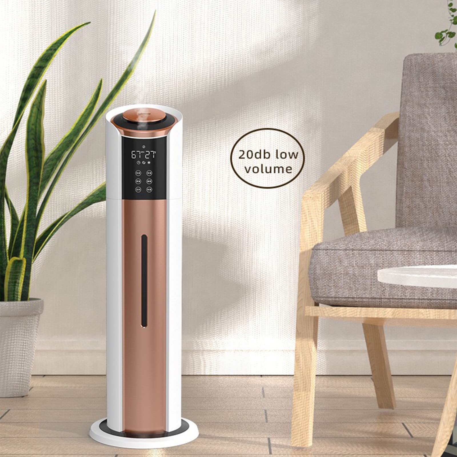 Humidificadores Humidificador Humidificador De Aire Home Mute Apagado Automático con Capacidad De Tanque De Agua De 8 litros 28 Vatios Potente para，
