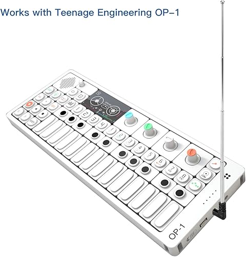 Miniatura 4 de ENUODA Antena de radio FM de 0.138 in 4 secciones Antena telescópica 3.2 in9.6 in, para teléfono celular móvil, ingeniería adolescente OP-1 y otros