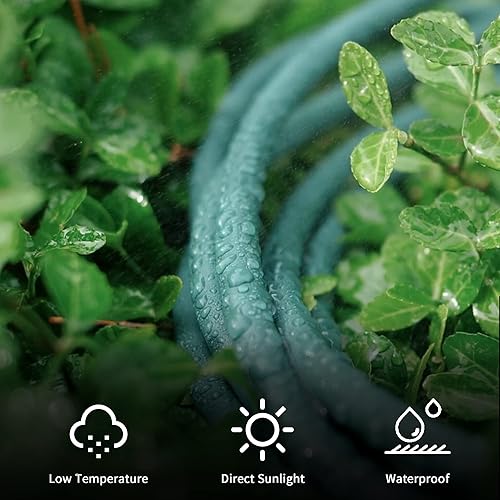 Miniatura 3 de Cable de extensión verde de 40 pies para exteriores, 163, SJTW, impermeable, con enchufe de conexión a tierra de 3 puntas, cable de extensión de