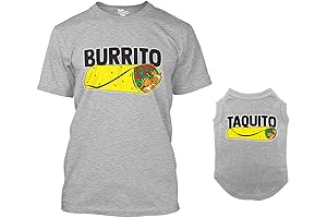 Burrito and Taquito Matching Dog Shirt & Owner T-Shirt