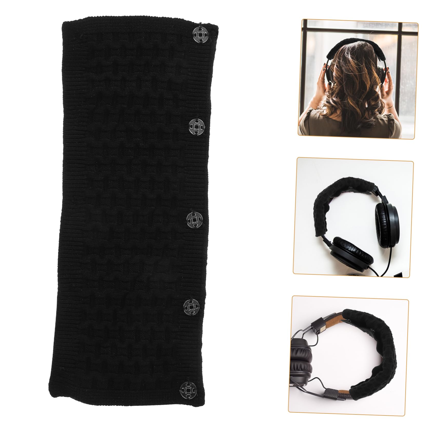 BESTonZON 6 Pezzi Di Ricambio Cuscino Copertura Della Cuffia Cuscino Cuscino Pad Cuffie Copre Cuffia Copertura Della Cuffia Cuffia Del Basamento Pad Auricolare