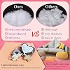 100g Stuffing for Crochet, Polyester Polyfill Stuffing Fiberfill Cotton Stuffing for Crafts Small Stuffed Animals Crochet, Polyfill Stuffing for Pillow Cushion Craft /0.22lb
