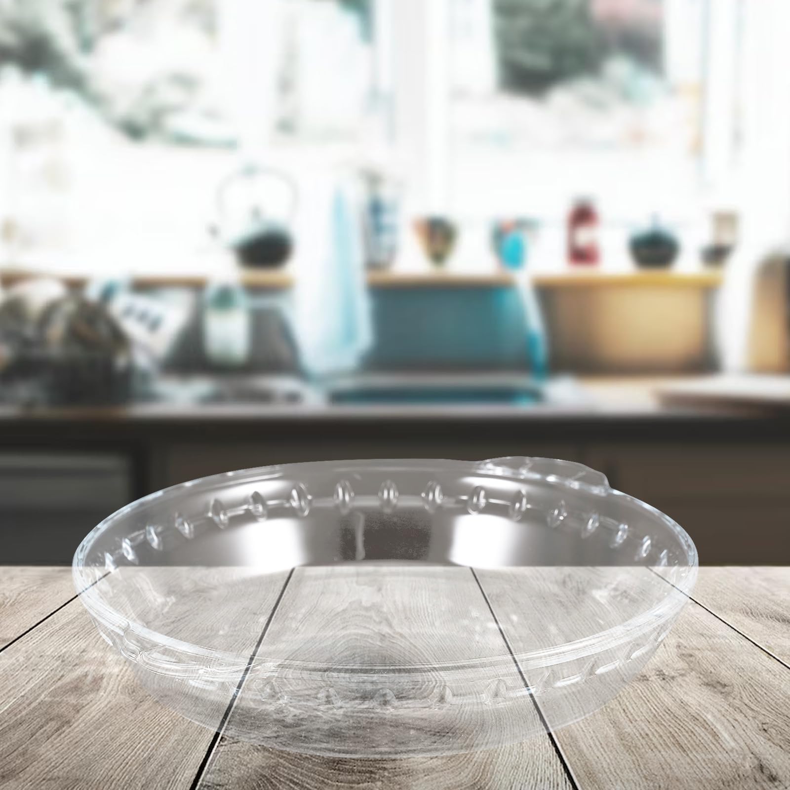 LABRIMP 2 Stück Rundes Glas Backform aus Hitzebeständigem Glas Geeignet für Backofen und Mikrowelle Stapelbar mit Griffen für Vielseitiges Backen und Dämpfen