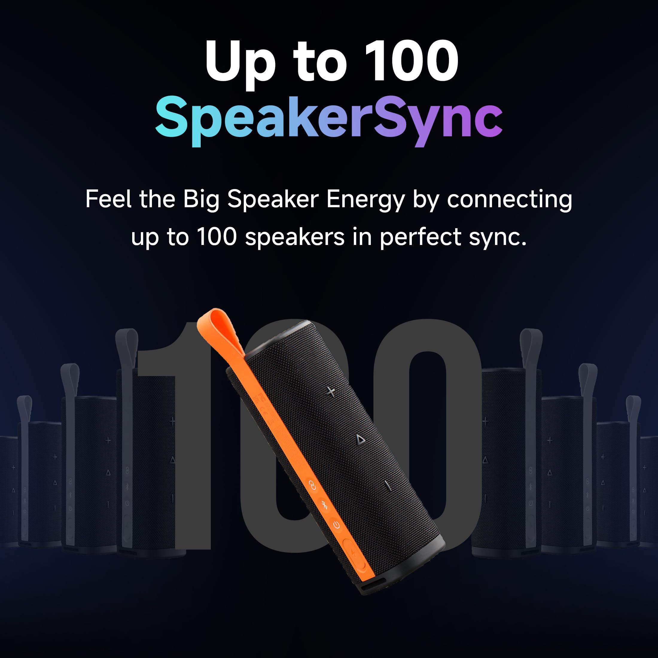 Xiaomi Altavoz de audio para exteriores (azul) | Altavoz de alta calidad de 30 W con micrófono, hasta 12 horas de reproducción, impermeable IP67 y tipo C, acoplamiento estéreo inalámbrico, altavoz