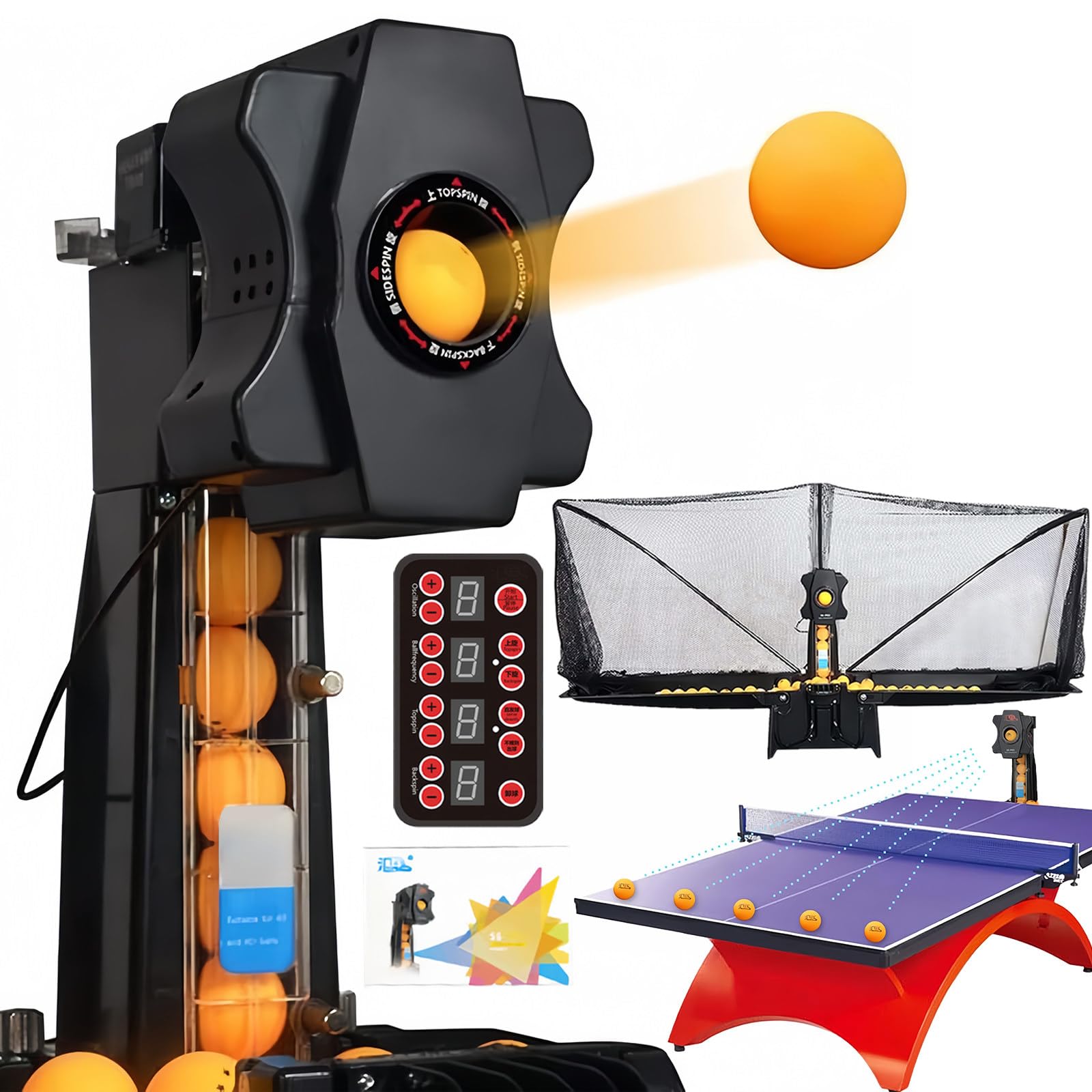 Amazon.com: S6-PRO Table Tennis Robot, Ping-Pong Ball Serving
