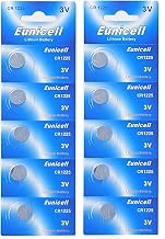 10 x Eunicell CR1225 3v Lithium Batteries DL1225, ECR1225, BR1225, DL1225B, BR1225-1W, CR1225-1W, KCR1225, LM1225, 5020LC, L30