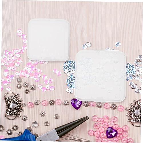 Miniatura 5 de Totority Cajas de almacenamiento, 15 unidades, organizadores de piezas pequeñas, estuche de plástico para almacenamiento de pastillas de tornillo