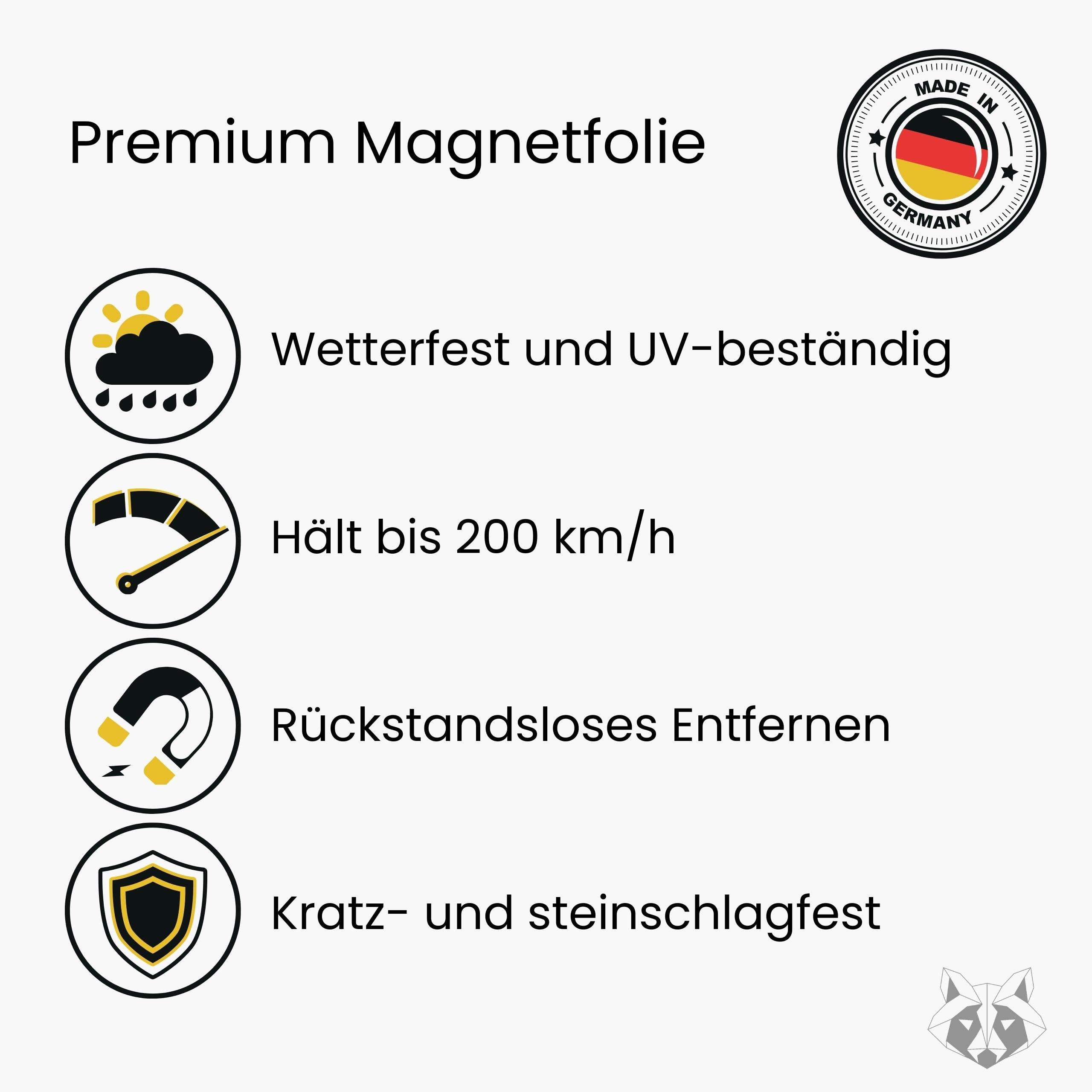 Construction Vehicle Magnetic Sign (32 x 10 cm Large), Magnetic Sign Suitable for Any Car on the Construction Site - Image 3