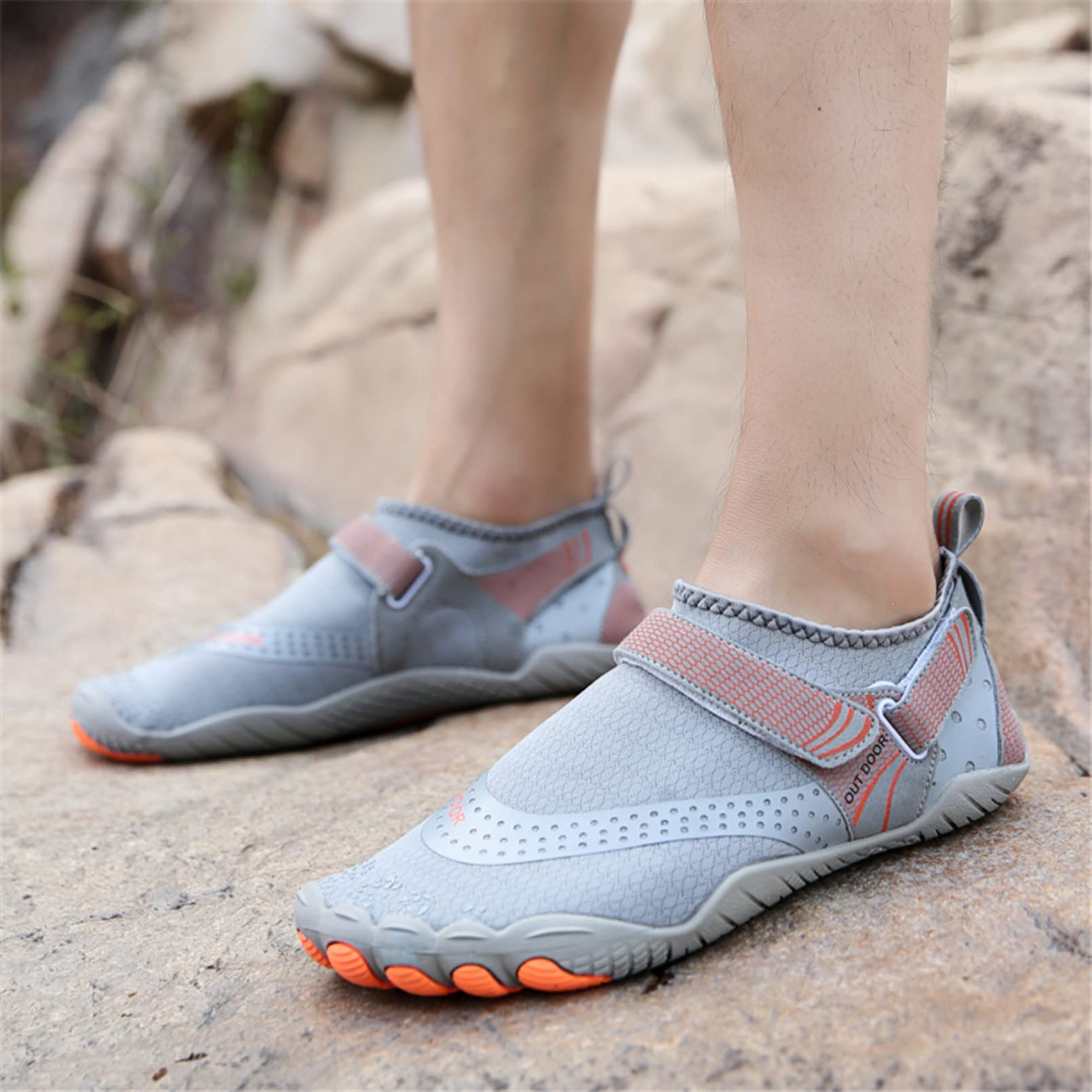 Zapatos de natación Hombres Playa Descalzo Aqua Zapatillas de Surf de Secado rápido Senderismo Agua