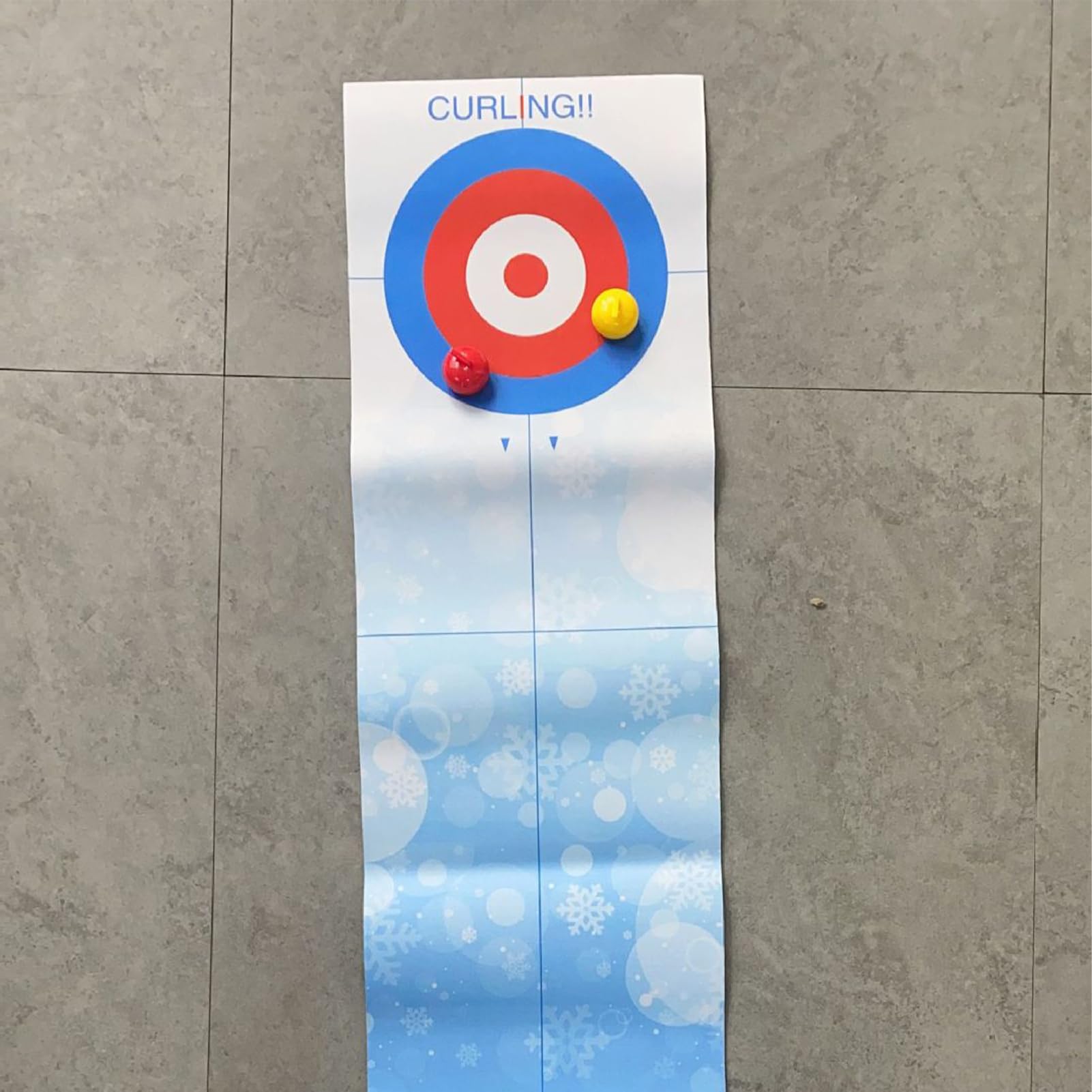 Curling-Tischspiel Tragbares Kompaktes Reiseformat, Pädagogisches