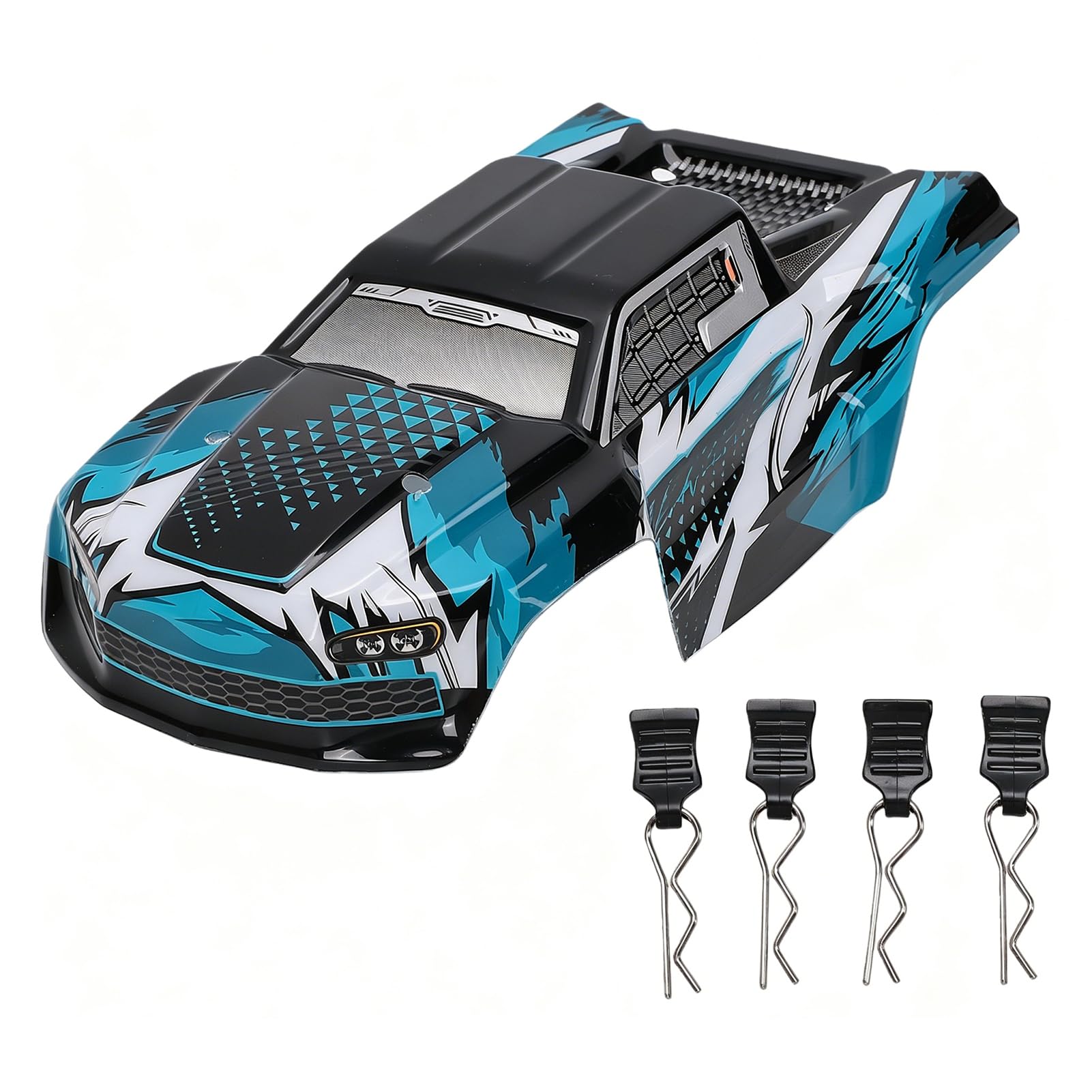 Voiture RC SCY16102PRO kit coque bleue pour circuit