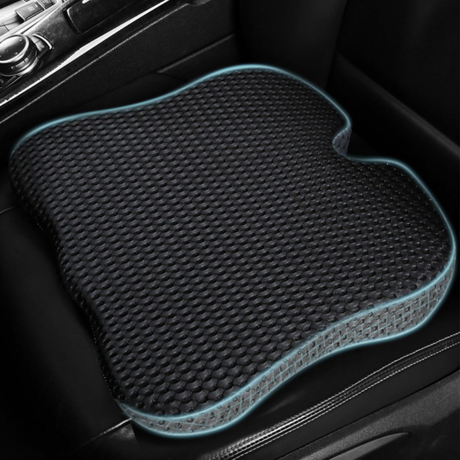 inaepeak Car Seat Cushion for Driving, Wedge Coccyx Cushion with Memory  Foam, Breathable Mesh Cover/Washable/Non-slip, Booster Seat Cushion for  Short