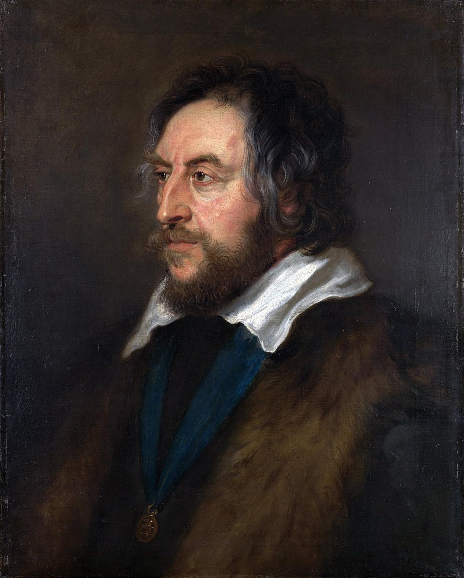 POSTERIIk Vintage Art Print Images Pictures Print Portrait of Howard by Peter Paul Rubens Modern Colour Posters for Office Home Decor 60x90cm