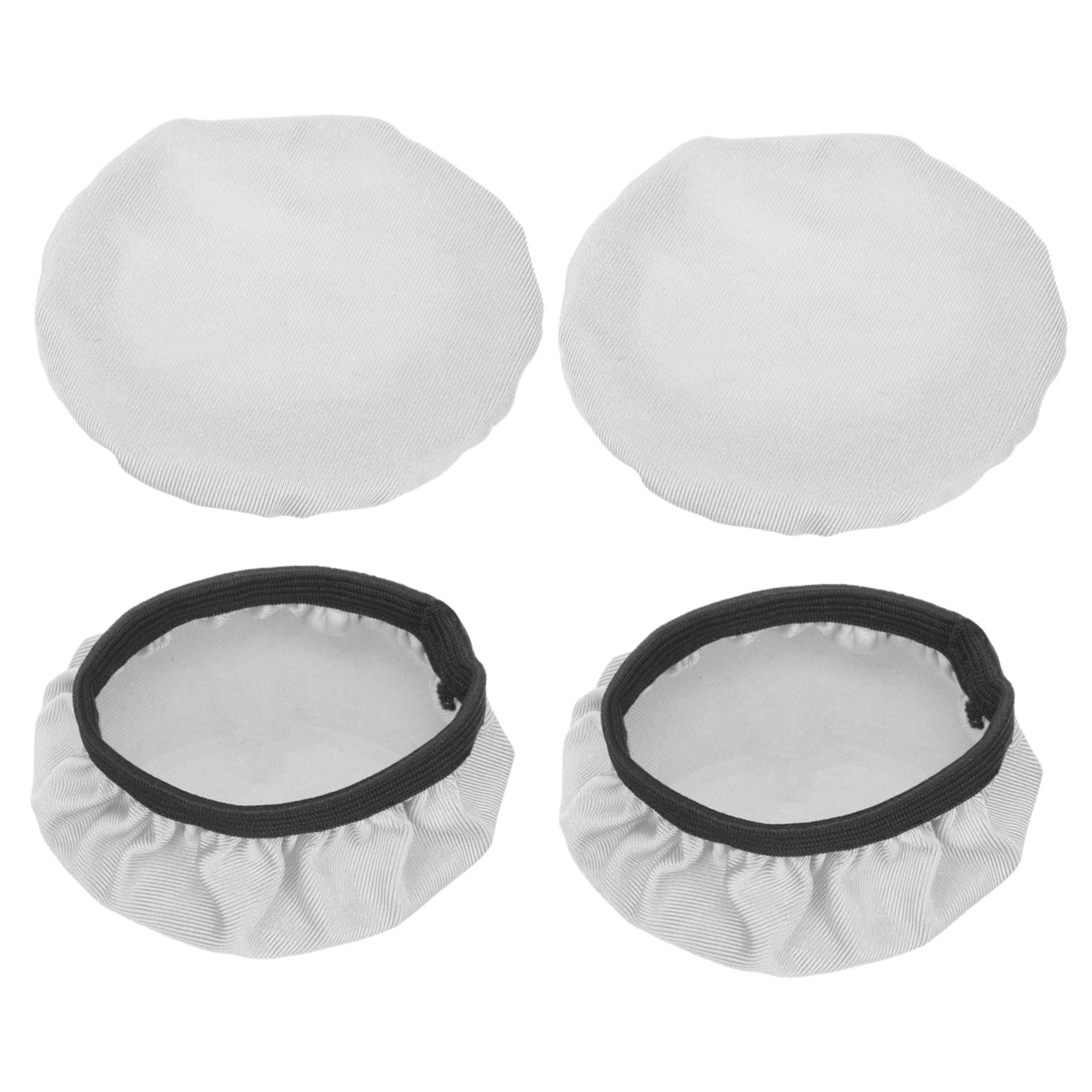 Milisten 4pcs Headphone Foam Pads Sanitary Headphone Covers Stretchable Earcup Headset Ear Covers Ear Cups Beat Kicks Earhugz Stretch Cover for Headphones Washable Knitted Fabric Sponge Mat