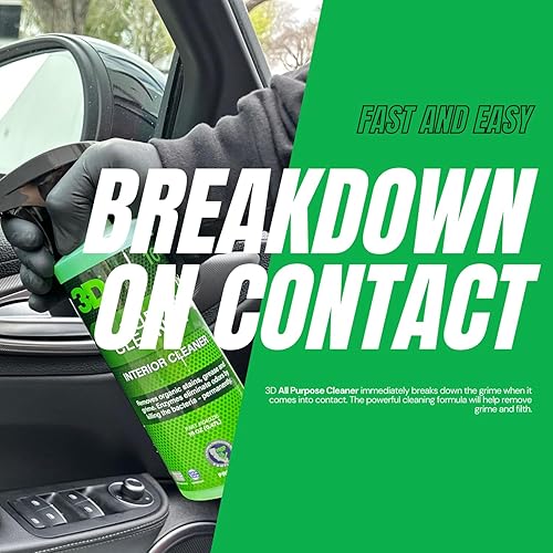 Miniatura 5 de 3D Limpiador multiusos para automóvil hogar y oficina espray limpiador de superficies múltiples de 16 onzas