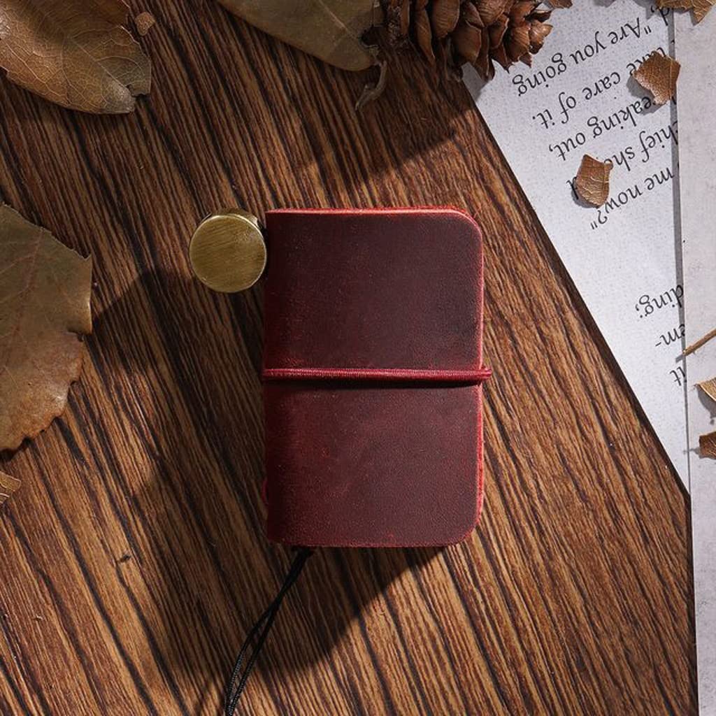 SePKUs Piccolo diario Notebook Carino Libro da Viaggio Portatile Regalo Fai da Te Pagina Vuota Libro promemoria (Argento 4.4 * 4.8cm)