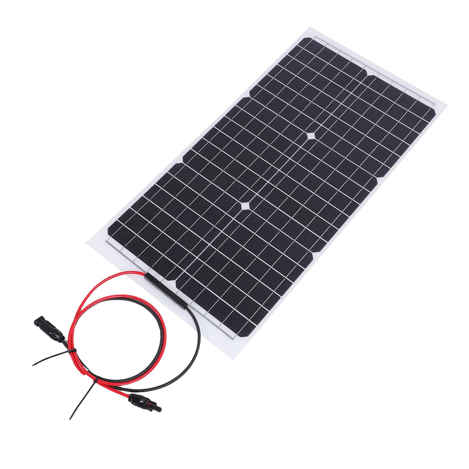Panel Słoneczny Słoneczny, Monokrystaliczny Krzem Półelastyczny Panel Do ładowania 30 W, Wyjście 18 V, Lekki Przenośny moduł Do Użytku na Zewnątrz Elektrownia Kempingowa Użytku z Laptopem